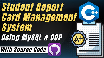 How to create Student Report Card Management System in C++ Using MySQL & OOP | Urdu/Hindi