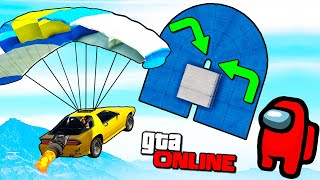 PERFECTLY NEW .. 3% ASIAN HOLES from Among Us BY PARACHUTE - CHALLENGE IN GTA 5 ONLINE