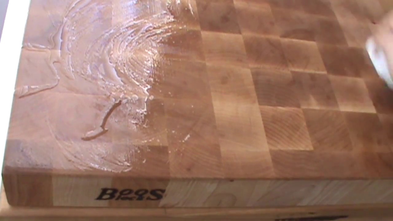 Safe Cutting Board Finish YouTube