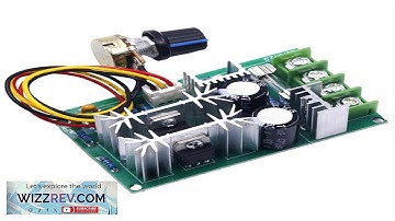 PWM Motor Speed Controller DC 10-60V 20A 1200W 25kHz DC Motor Regulator Review