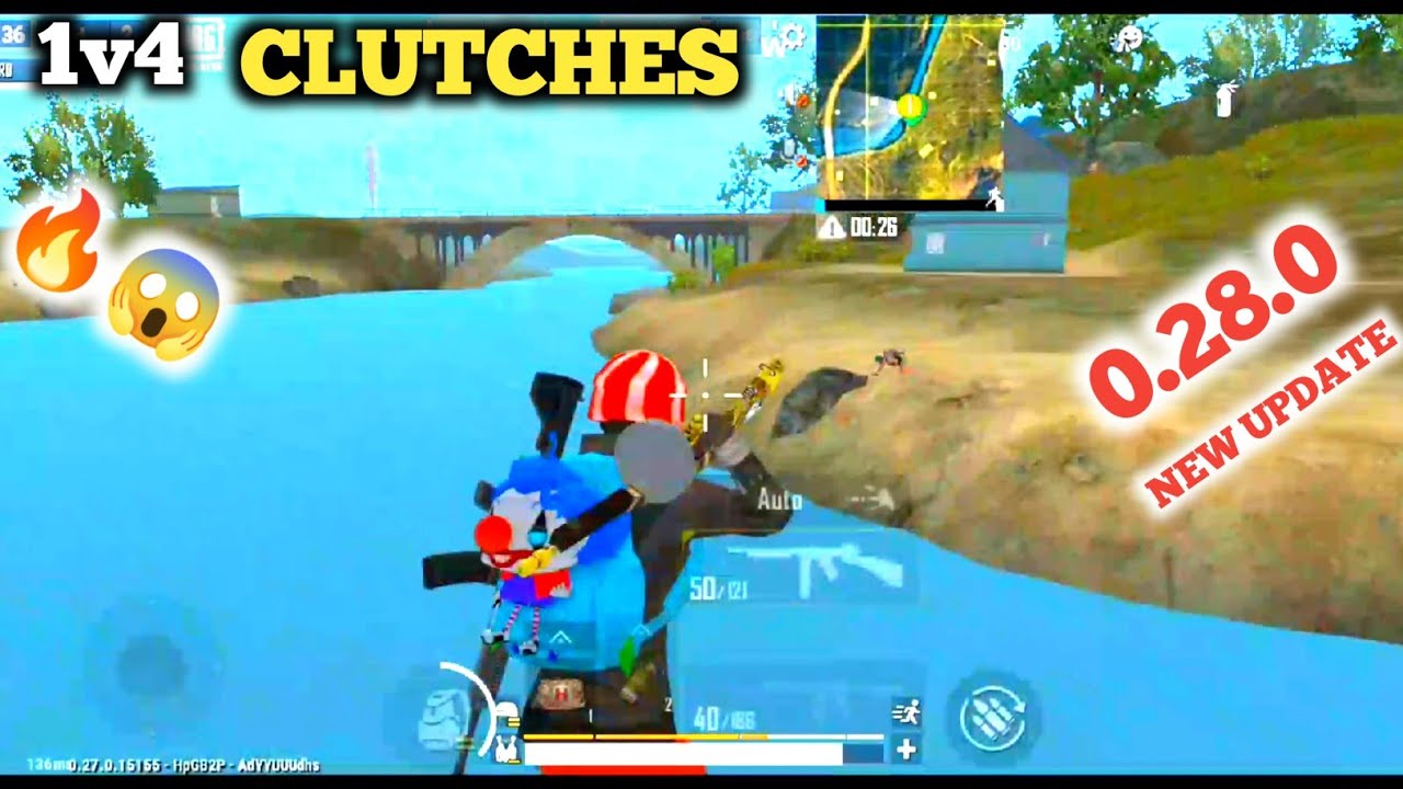 1v4 Best Clutches Gameplay Faster Clutches pubg mobile lite 0.27.0 ...