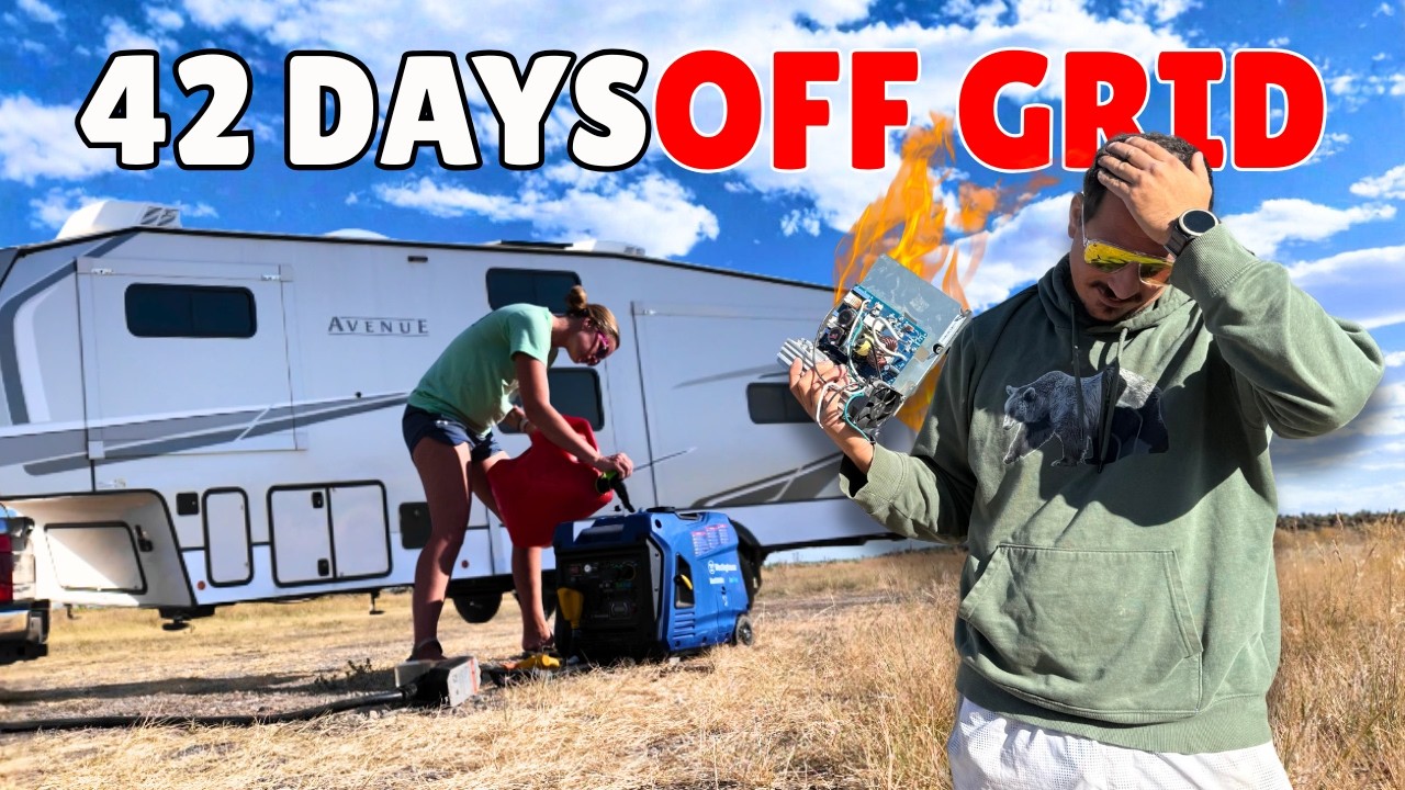 42 Days Off Grid Newbies in Our RV Through National Parks | Full Movie