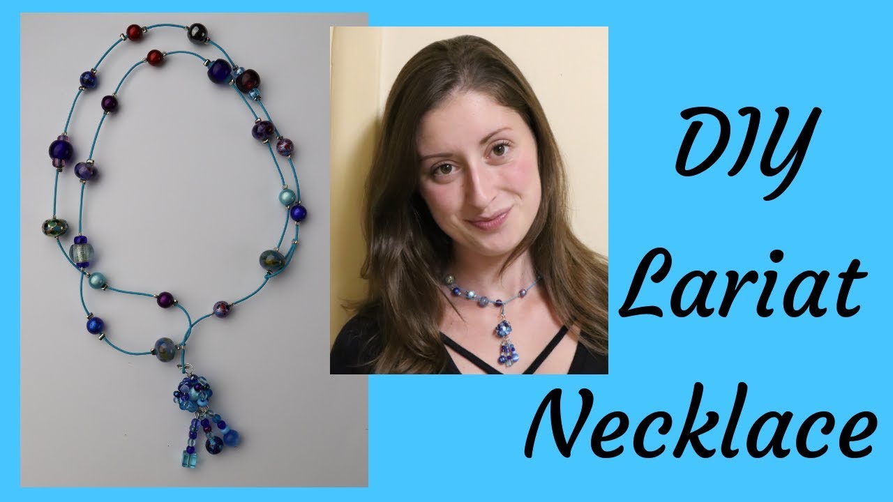 DIY Lariat Necklace Tutorial YouTube