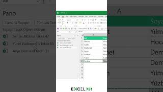 #Excel - Pano Özelliği ile Kopyala Yapıştır Operasyonu - EXCEL 751