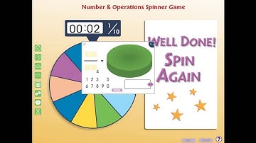 CC7305 Number & Operations Gr. 3-5: Spinner Game Mini