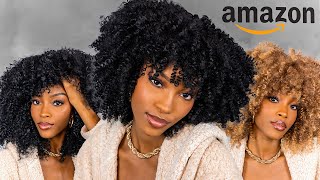 $30 Natural Curly Amazon Wig Haul