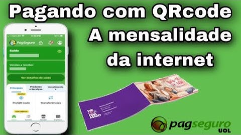 Como pagar mensalidade da internet com o QRcode  no pagbank PagSeguro