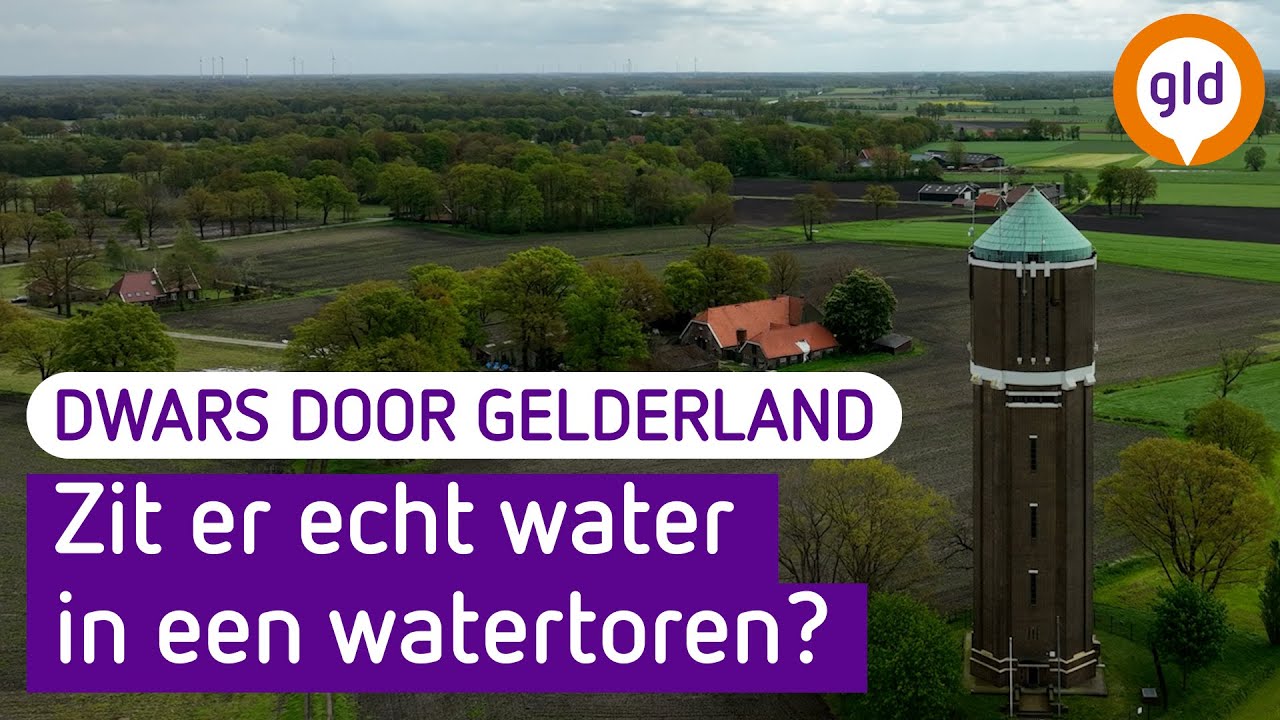 Binnenkijken in een watertoren. Zit er echt water in? | Dwars door Gelderland #1