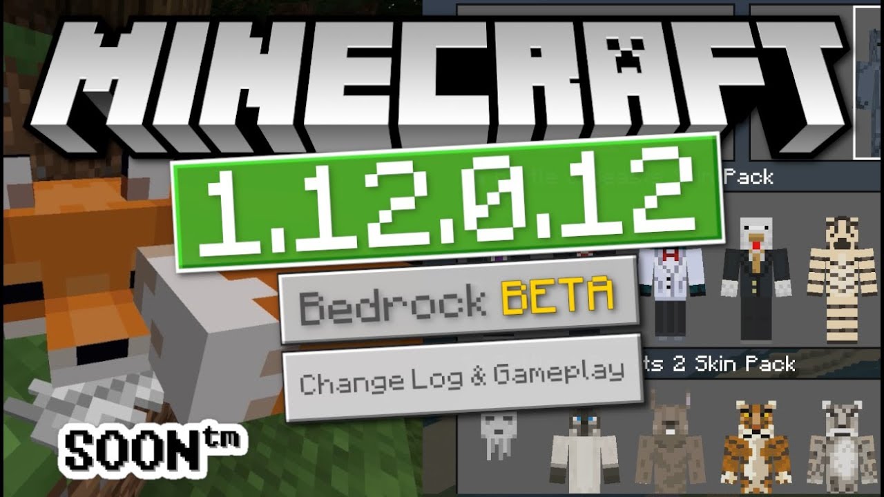 Minecraft Bedrock 1.12.0.12 BETA OUT NOW ! FOXES SOON ![ Change Log ] MCPE  / Xbox / Windows 10 - 