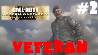 Team Player - Mission 2 - Veteran Playthrough + ALL Intel & Trophies - Modern Warfare 2 Remastered