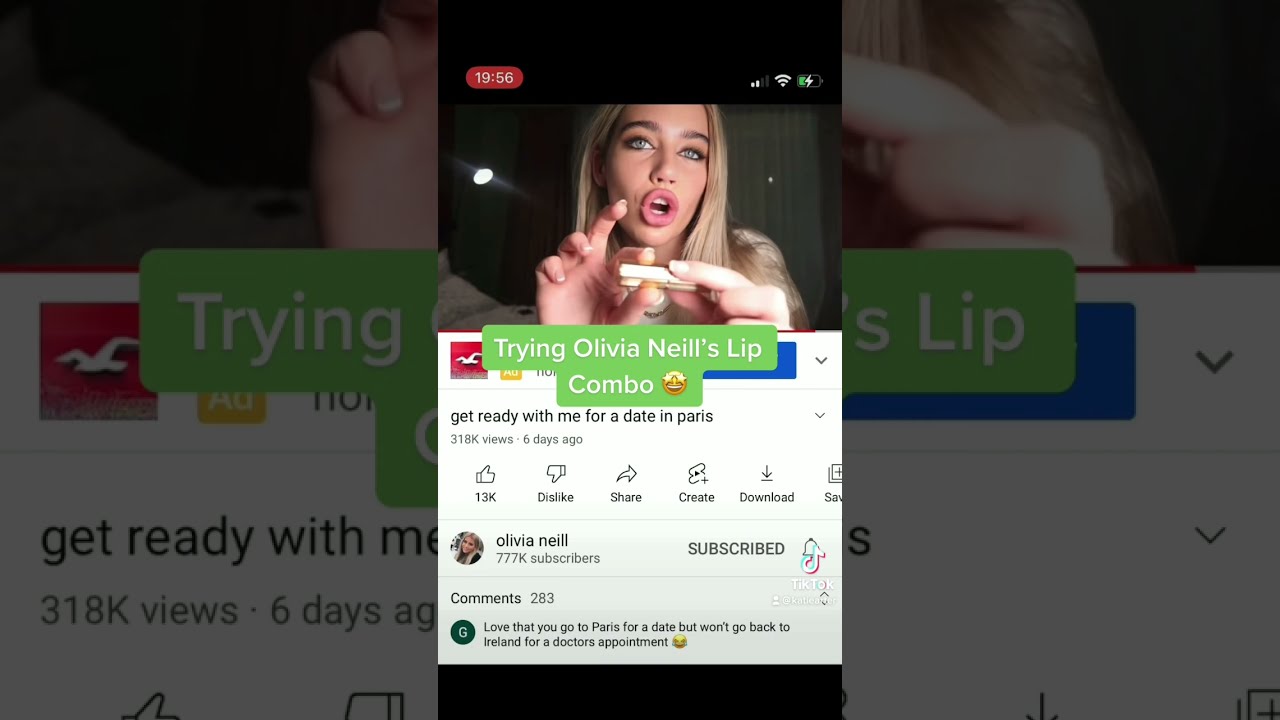 Trying Olivia Neill’s Lip Combo 