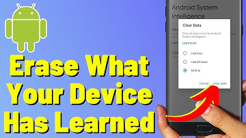 How to Erase What Your Device Has Learned Using Android System Intelligence