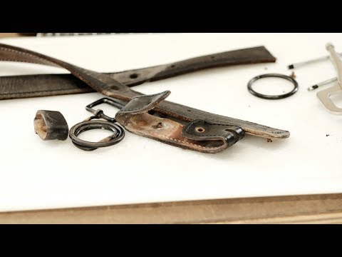 restoring-a-set-of-firefighter-leather-suspenders---sofield-leather