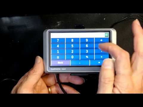 Tutorial On How To Operate Use a Garmin Nuvi and 200W GPS Navigation System - YouTube