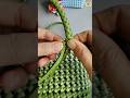 Easy way to make bag rings with plastic ribbon!