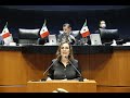 Sen. Gina Cruz Blackledge: ordenamientos legales en materia de Guardia Nacional y Seguridad Pública