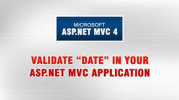 (3/3) ASP.NET MVC 4 Tutorial In Urdu - Validate Date In ASP.NET MVC Application