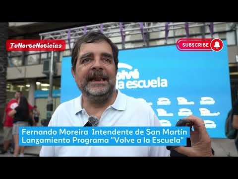 Fernando Moreira Intendente de San Martín