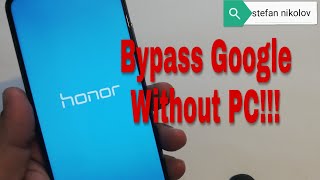BOOM!!! Honor 10 lite HRY-LX1. Remove Google Account, Bypass FRP.