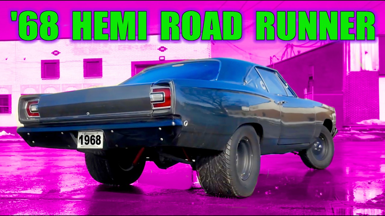 Monster 1968 HEMI Road Runner - NO MUFFLERS - YouTube