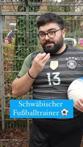 Schwäbischer Fußballtrainer ⚽️ #serdarkaribik #trainer #fussball #schwabe #dialekt #schwäbisch