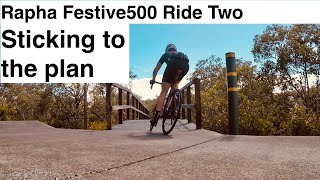 Sticking to the plan for cycling the Rapha #festive500