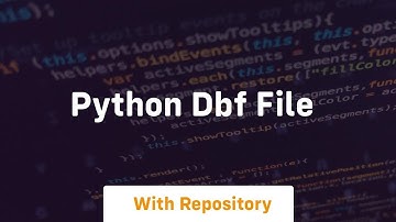 python dbf file