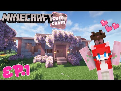 Minecraft - CuteCraft EP.1 วันแรกก็ได้เลี้ยงแฮมเตอร์สุดน่ารัก !!