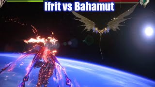 Final Fantasy 16 - Bahamut Boss Fight (FFXVI Eikon Battle Ifrit vs Bahamut)
