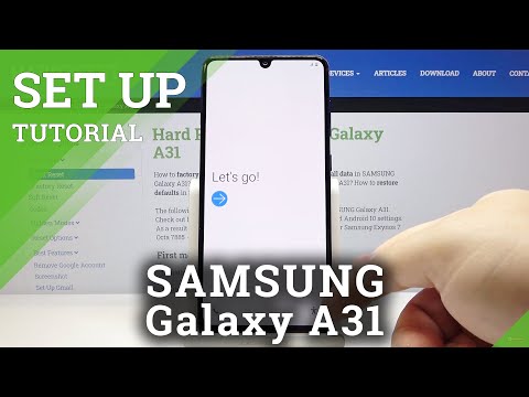 How to Set Up SAMSUNG Galaxy A31   First Activation and Configuration