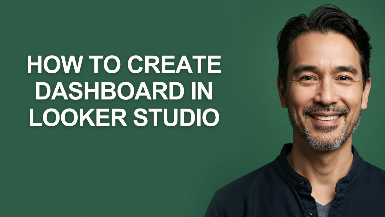 How To Create Dashboard In Looker Studio - KevinHowTo - YouTube
