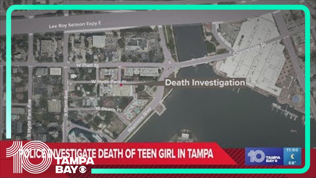 Tampa police investigating after teen girl found dead near road - YouTube
