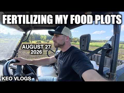 Fertilizing My Food Plots! 🌱🦌
