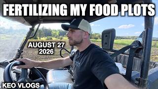 Fertilizing My Food Plots! 🌱🦌