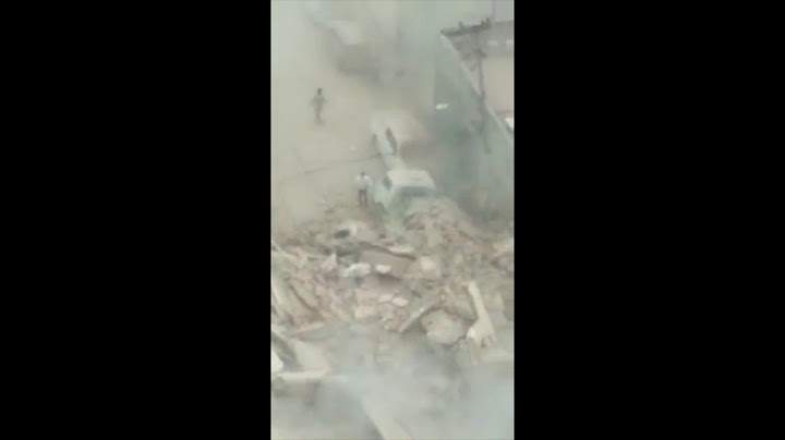 Imagem aérea mostra destruição causada pelo desabamento de prédio em Fortaleza
