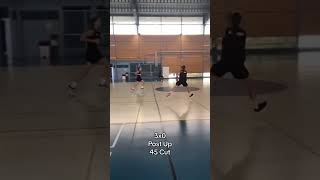 🔥 Michigan Drill : Coupe à 45° et Lecture 🧠 #basketballcoachbob
