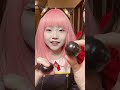 アーニャ、ショックグミ、食べたら舌が黒くなったよ、黒色グミ #sorts #cosplay #funny