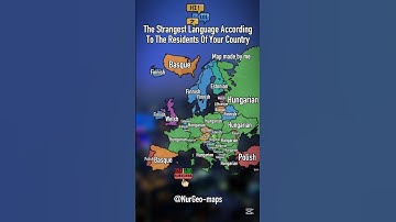 The strangest language according to the residents of your country #shorts #geography #nurgeo