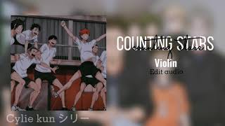 Counting stars | Violin | Edit audio
