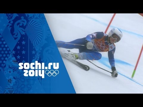 Video: Vanessa Mae maakte haar debuut op de reuzenslalom op de Olympische Spelen