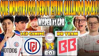 LGD GAMING vs BB TEAM [BO1] WISPER, TAILUNG, YUMA VS KIRITYCH, GPK, SAVE - BLAST SLAM VII- DOTA 2