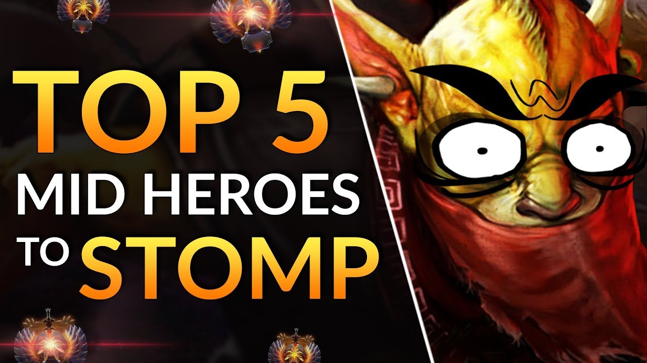 Top 5 BEST HEROES to CRUSH MIDDLE - 7.21b Mid Lane Meta Tips | Dota 2 Guide