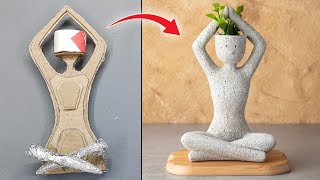 Cardboard Plant Craft Idea /  Plant Craft ideas / Plant Showpiece / Cardboard Showpiece Craft