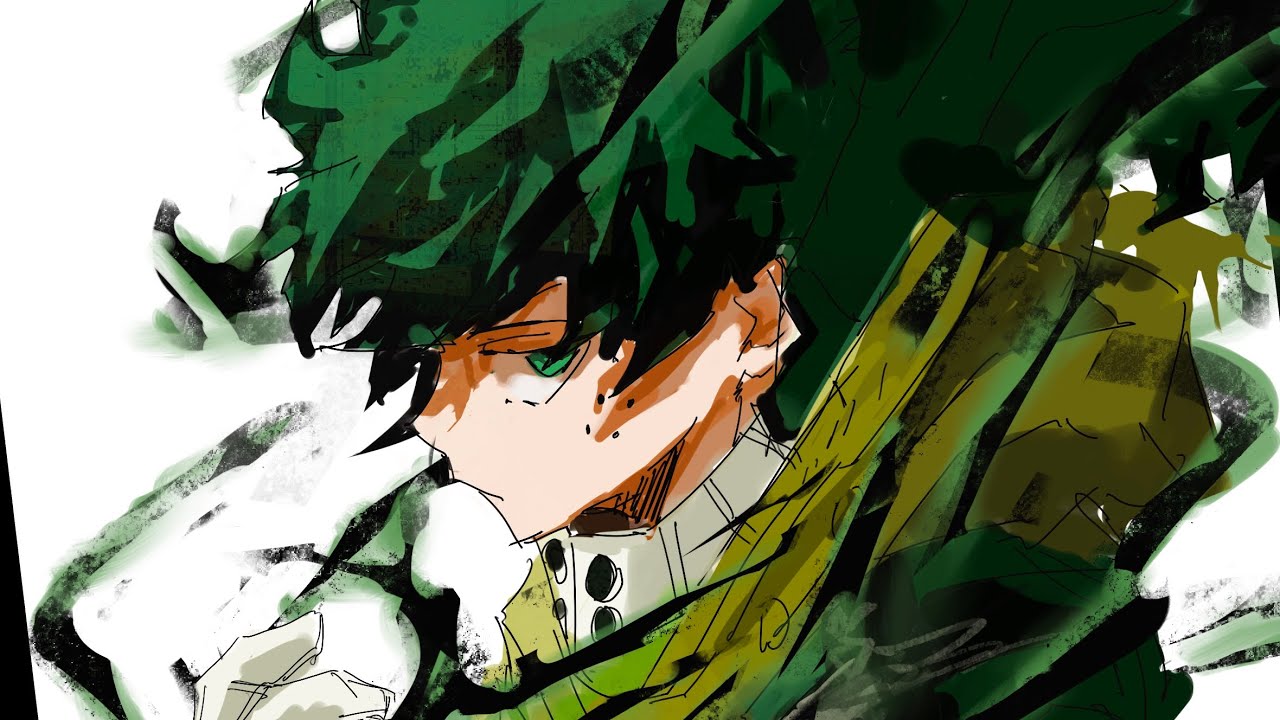 ヒロアカ 本誌デクを描いた イラストメイキング Youtube