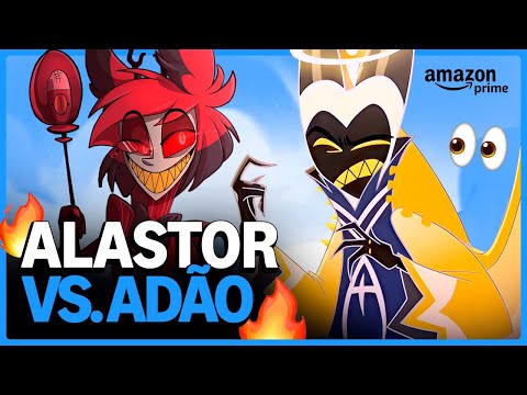 Luta Alastor vs. Adão | Hazbin Hotel | Prime Video