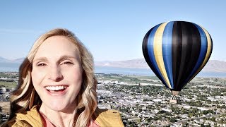Hot Air Balloon Ride! (with AMAZING drone footage)