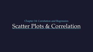 45 scatter plots and correlation
