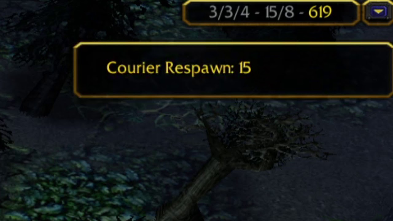 [DotA Bugs] Blinking courier respawn timer | 6.90a8