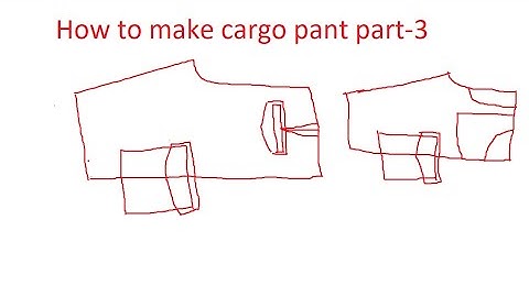 How to make cargo pant  part-3