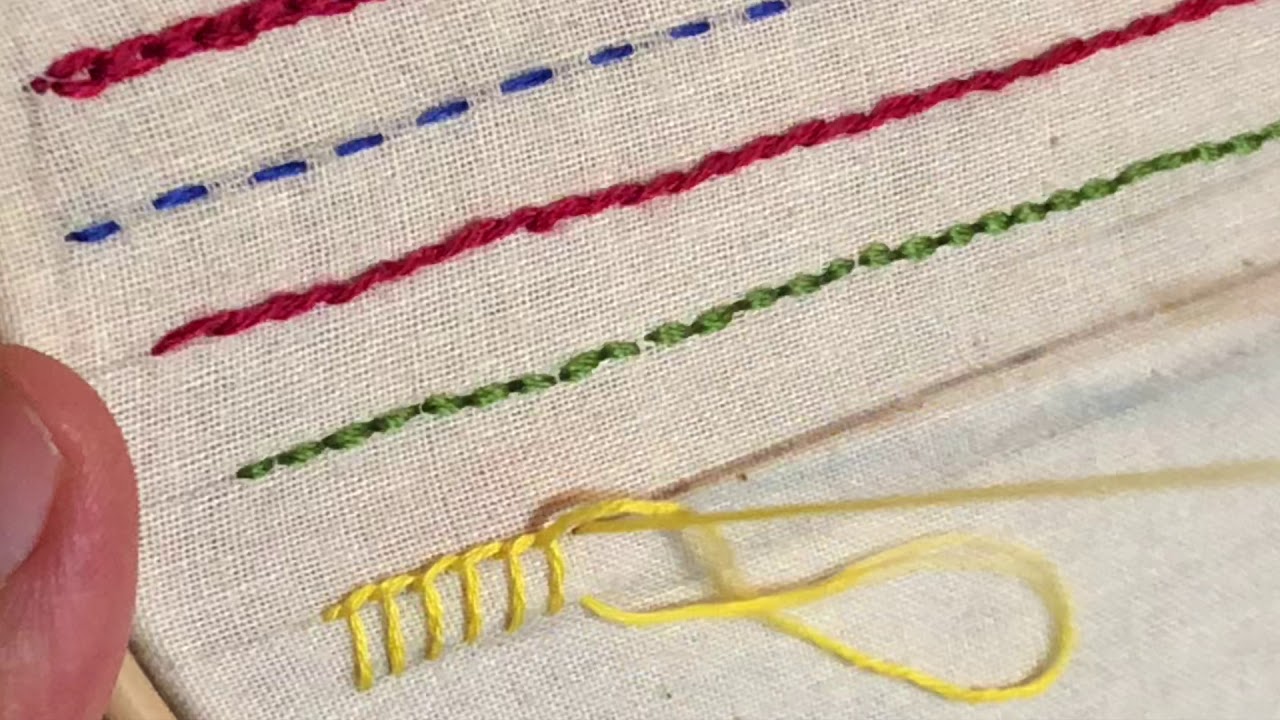 Easy stitches for beginners YouTube